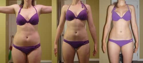 Stages of weight loss on Buckway diet
